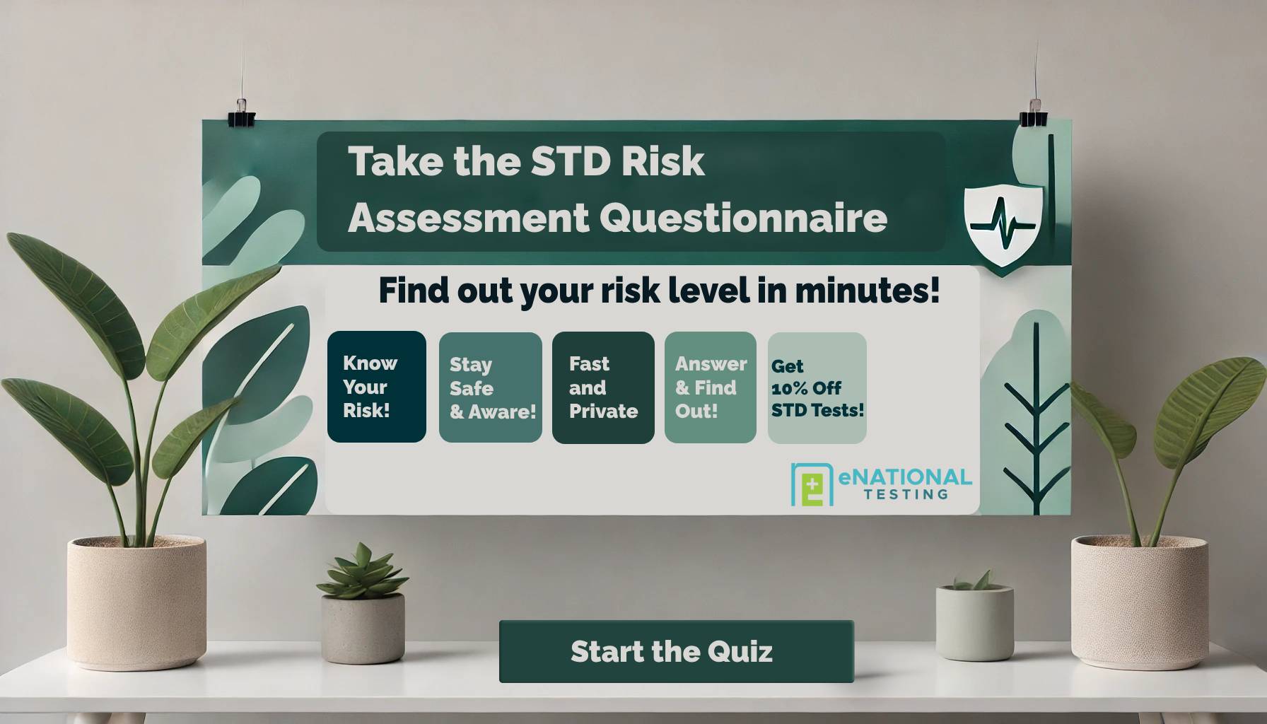 Take the STD Risk Assessment Quiz Banner